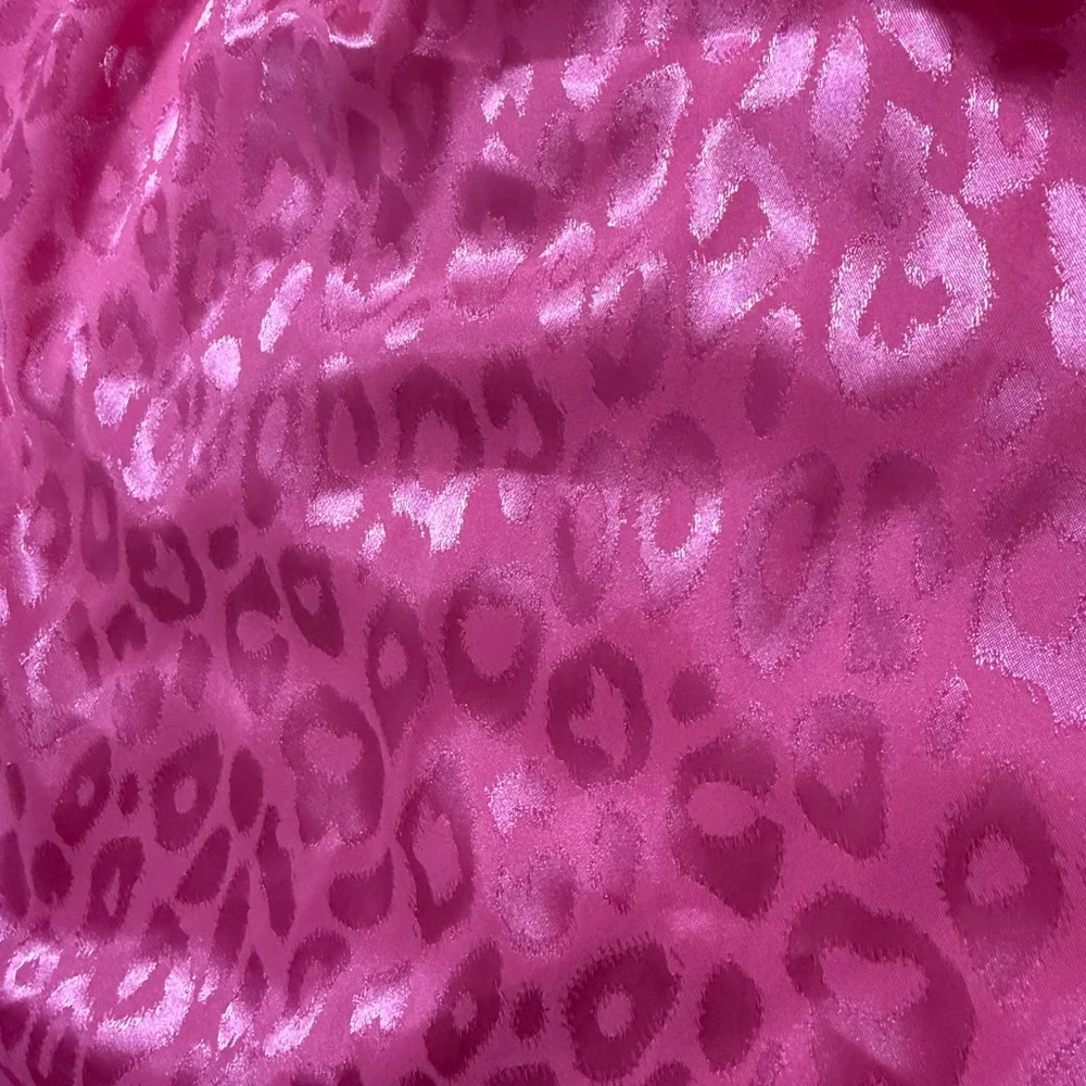 Pink Adora Leopard Print Silky Top - Picture 6 of 6